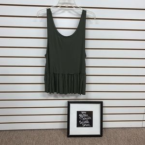Stretch Army Green Tank